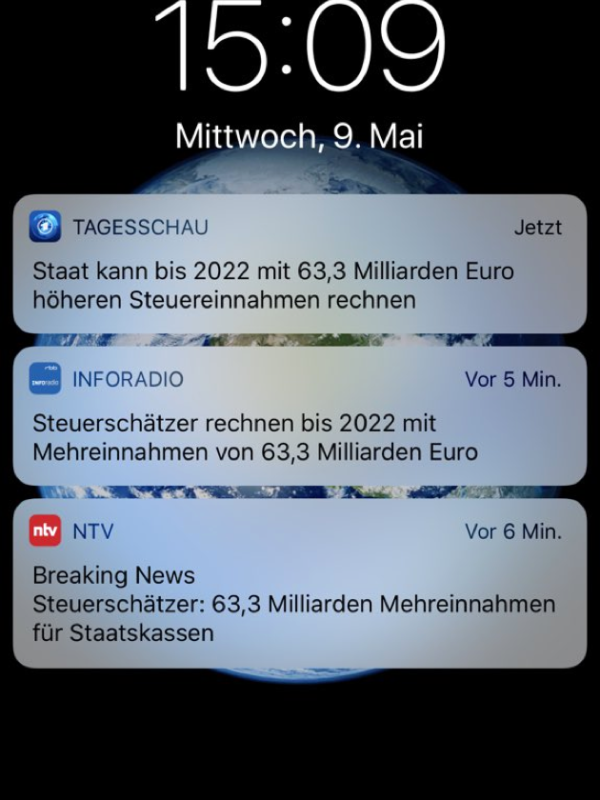 Breaking ARD Tagesschau Fake News Beispiel