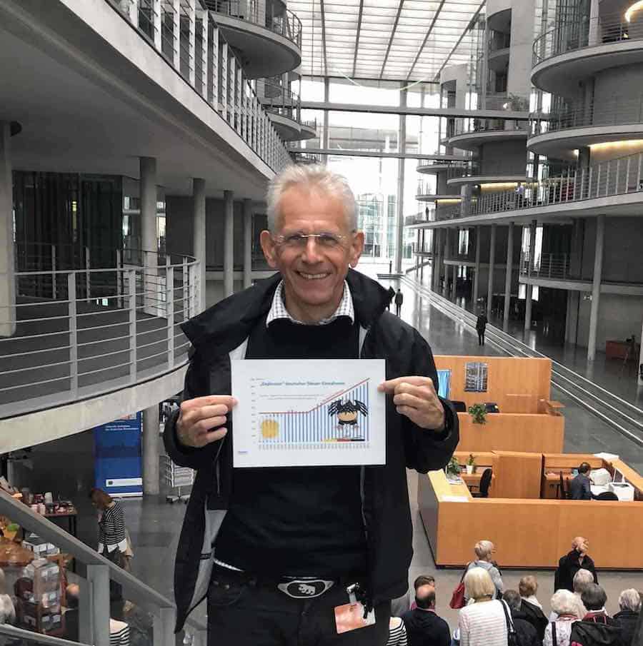 Politischer Reformer Jürgen Lauber im Bundestag