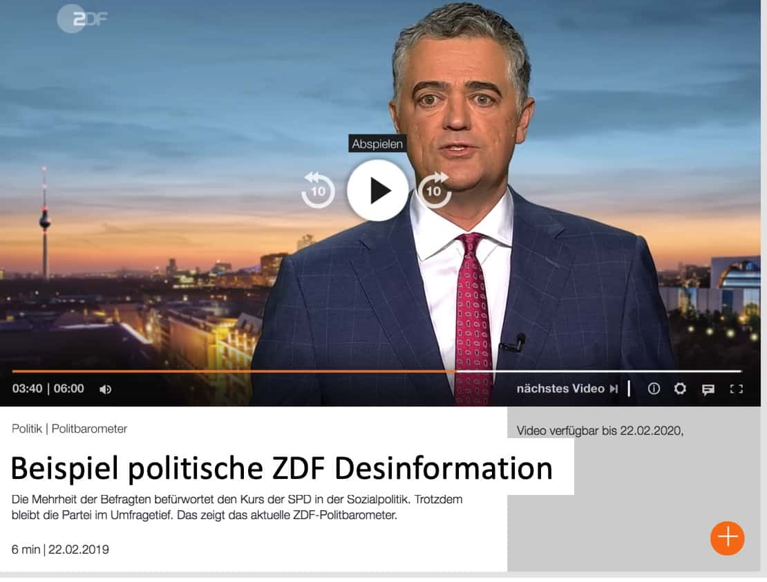 ZDF Politische Desinformation Matthias Fornoff